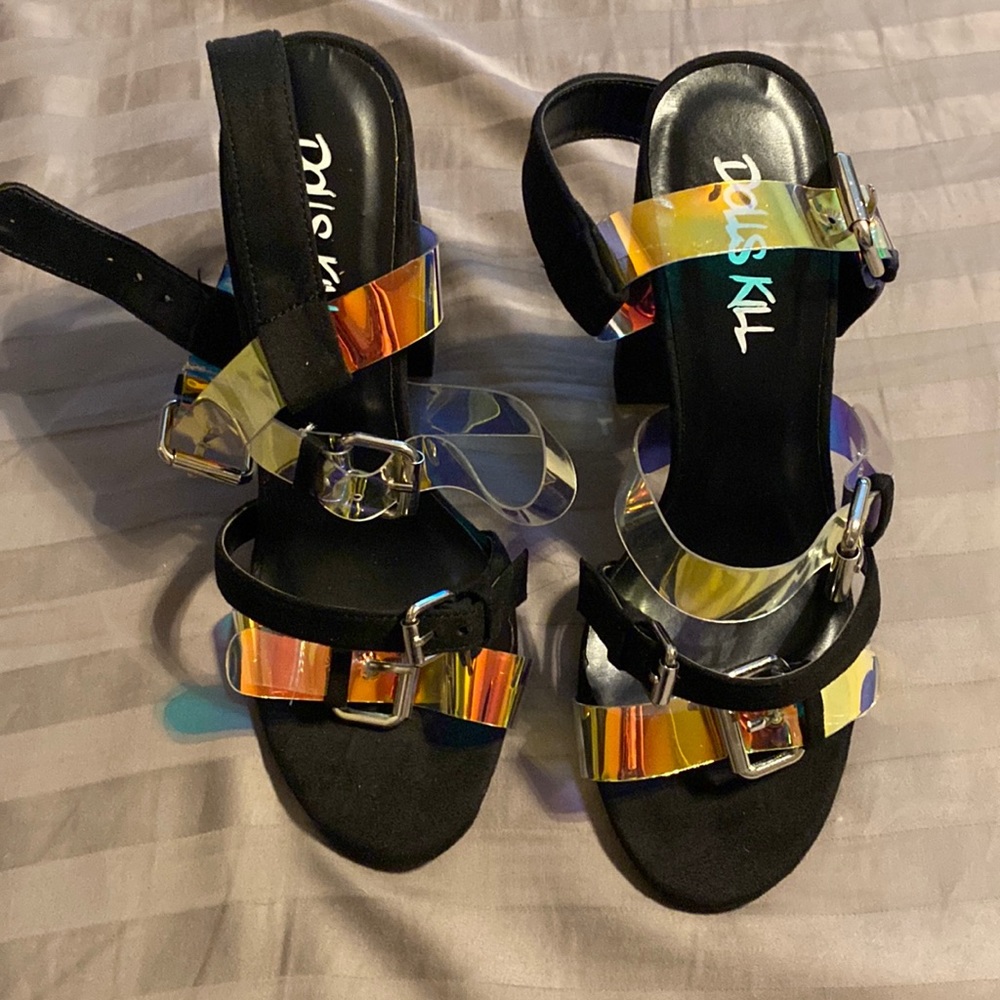 Dolls Kill strappy heels